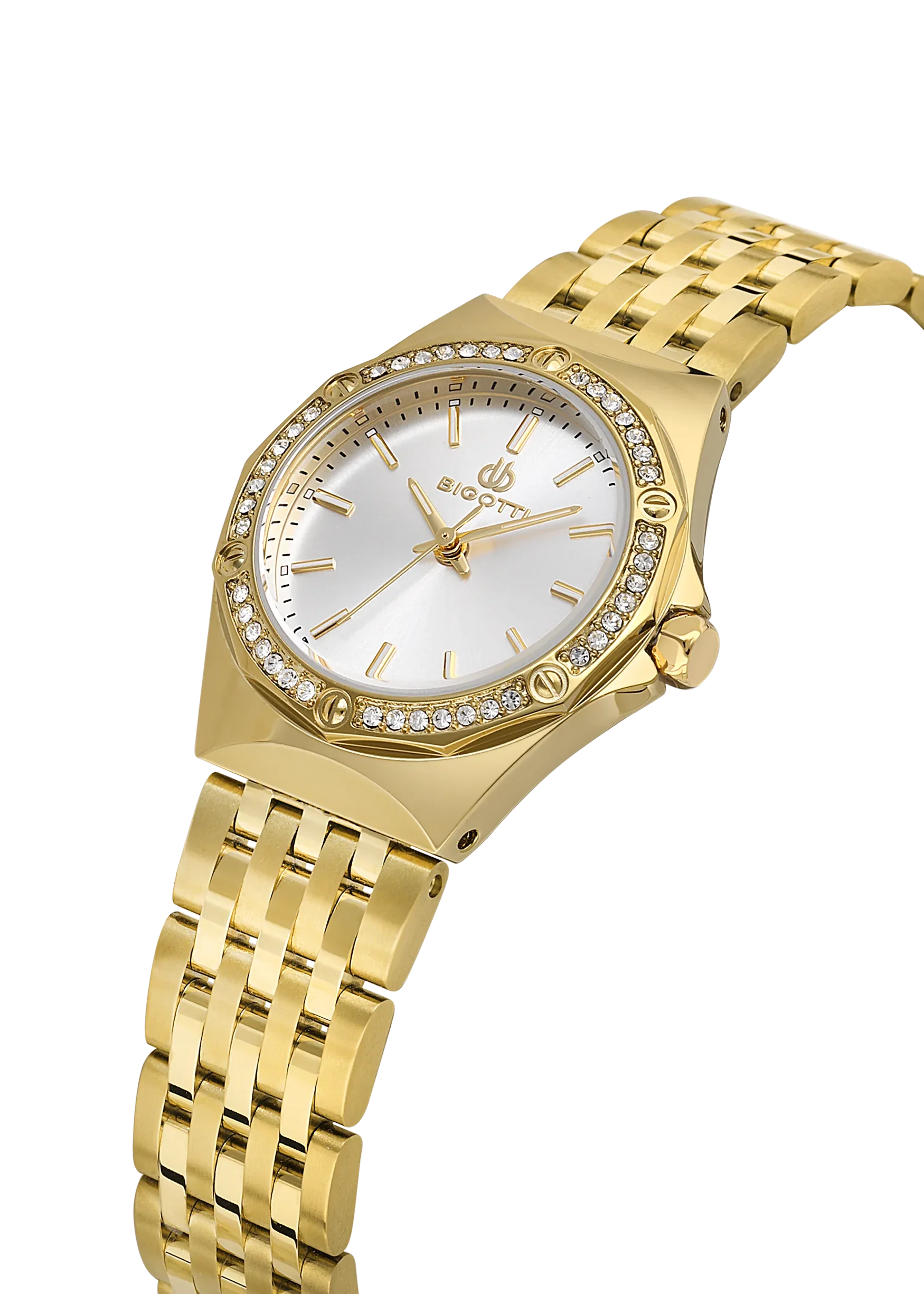 Bigotti Raffinato Gold Stainless Steel Watch for Women BG.1.10656-3 - Daniel Klein Saudi Arabia