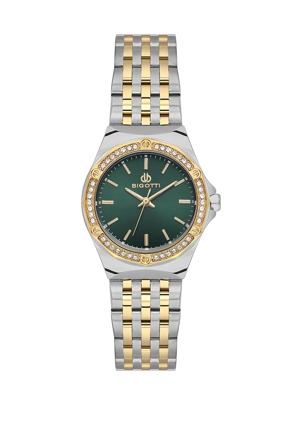 Bigotti Raffinato Silver and Gold Stainless Steel Watch for Women BG.1.10656-5 - Daniel Klein Saudi Arabia