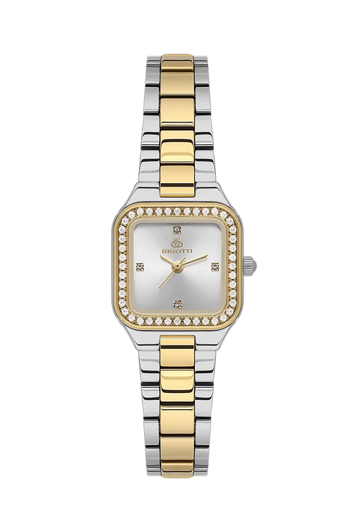 Bigotti Quotidiano Silver and Gold Stainless Steel Watch for Women BG.1.10657-5 - Daniel Klein Saudi Arabia