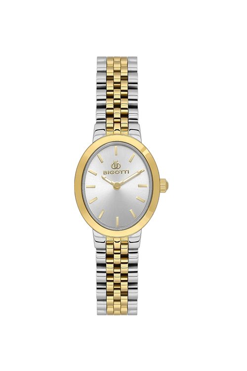 Bigotti Quotidiano Silver and Gold Stainless Steel Watch for Women BG.1.10660-5 - Daniel Klein Saudi Arabia