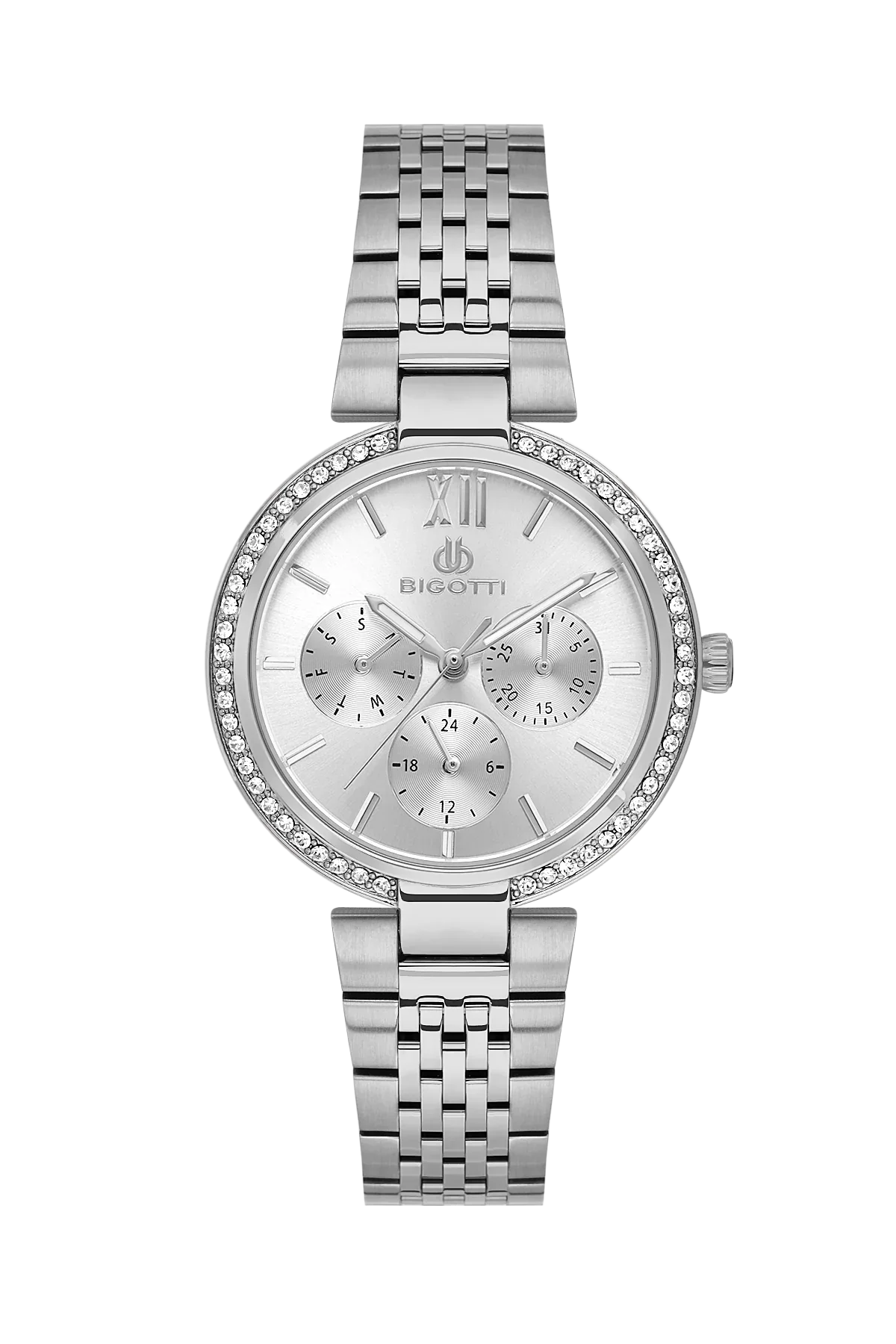 Bigotti Raffinato Silver Stainless Steel Watch for Women BG.1.10661-1 - Daniel Klein Saudi Arabia