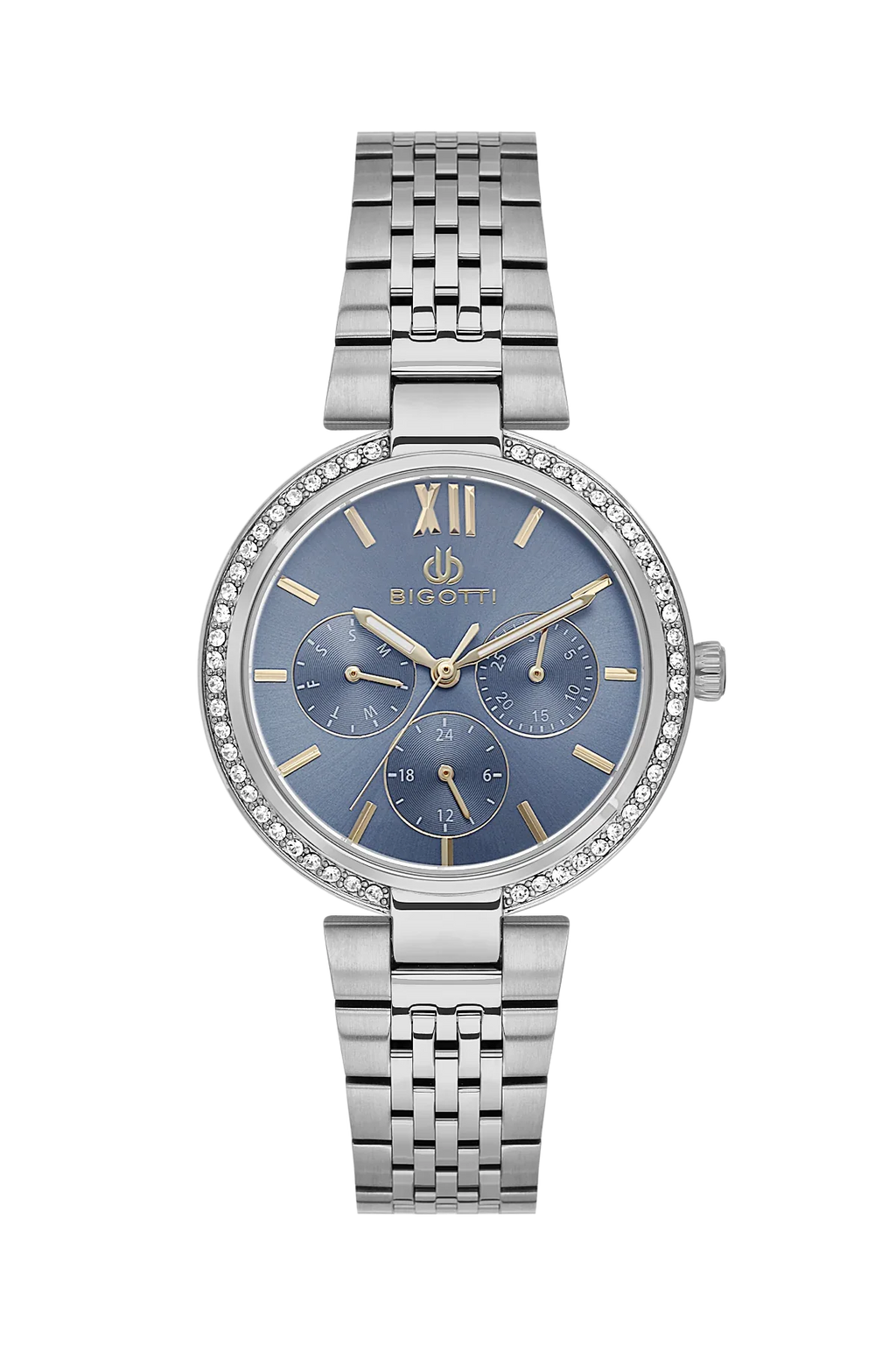 Bigotti Raffinato Silver Stainless Steel Watch for Women BG.1.10661-2 - Daniel Klein Saudi Arabia