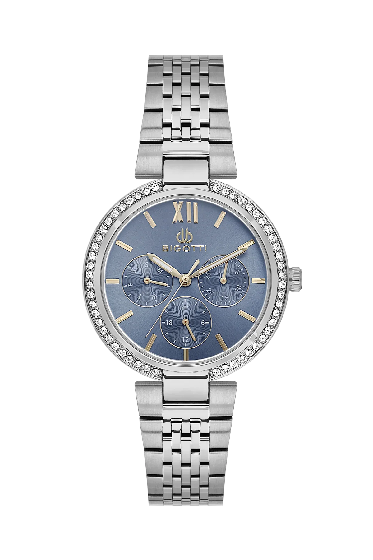 Bigotti Raffinato Silver Stainless Steel Watch for Women BG.1.10661-2 - Daniel Klein Saudi Arabia