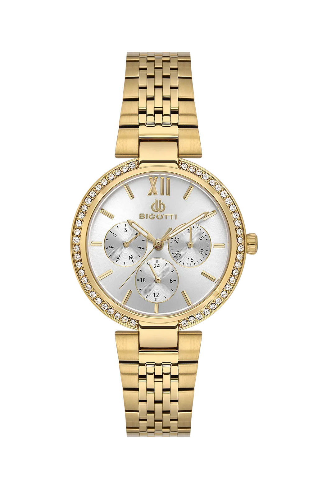 Bigotti Raffinato Gold Stainless Steel Watch for Women BG.1.10661-3 - Daniel Klein Saudi Arabia