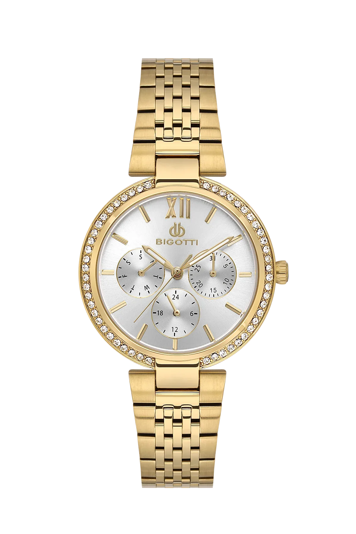 Bigotti Raffinato Gold Stainless Steel Watch for Women BG.1.10661-3 - Daniel Klein Saudi Arabia