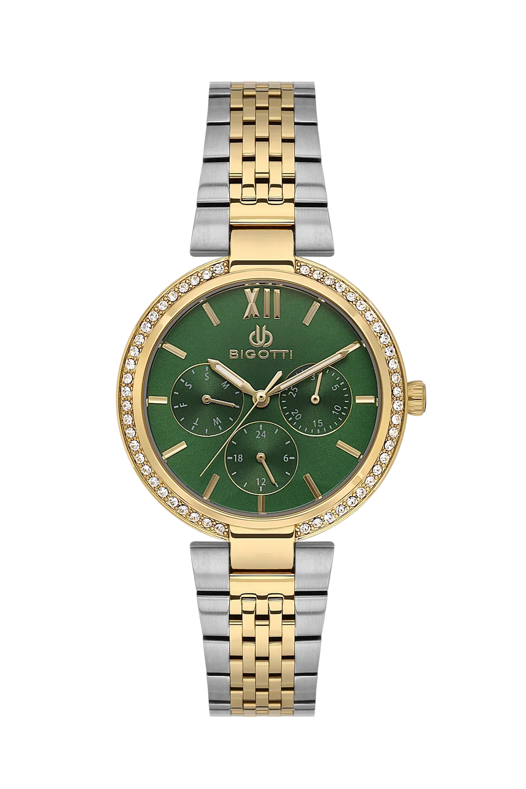 Bigotti Raffinato Silver and Gold Stainless Steel Watch for Women BG.1.10661-4 - Daniel Klein Saudi Arabia