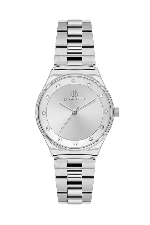 Bigotti Raffinato Silver Stainless Steel Watch for Women BG.1.10665-1 - Daniel Klein Saudi Arabia