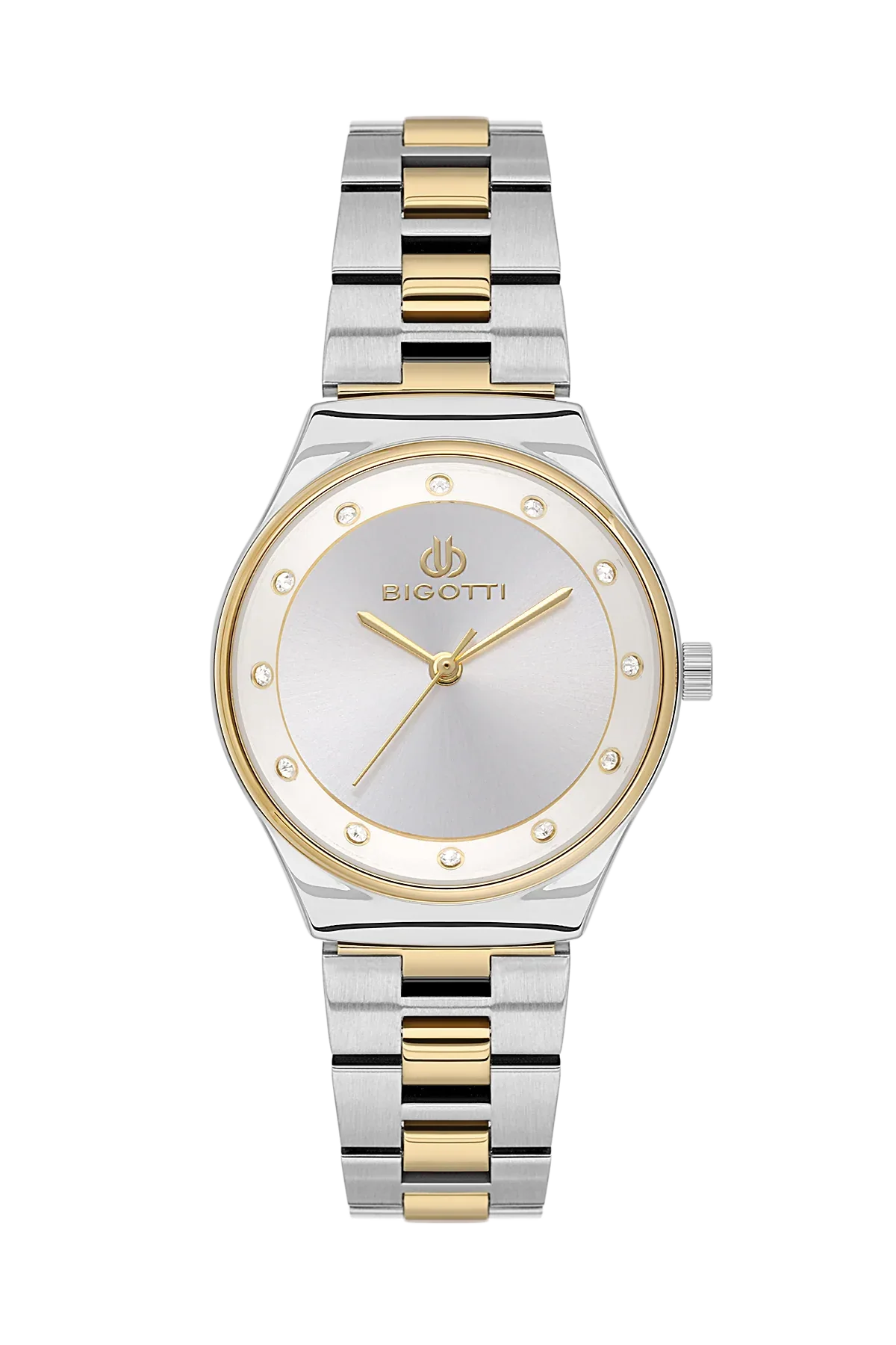 Bigotti Raffinato Silver and Gold Stainless Steel Watch for Women BG.1.10665-4 - Daniel Klein Saudi Arabia