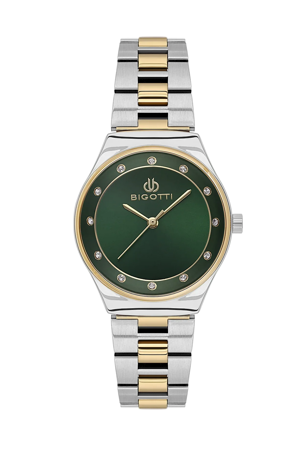 Bigotti Raffinato Silver and Gold Stainless Steel Watch for Women BG.1.10665-5 - Daniel Klein Saudi Arabia