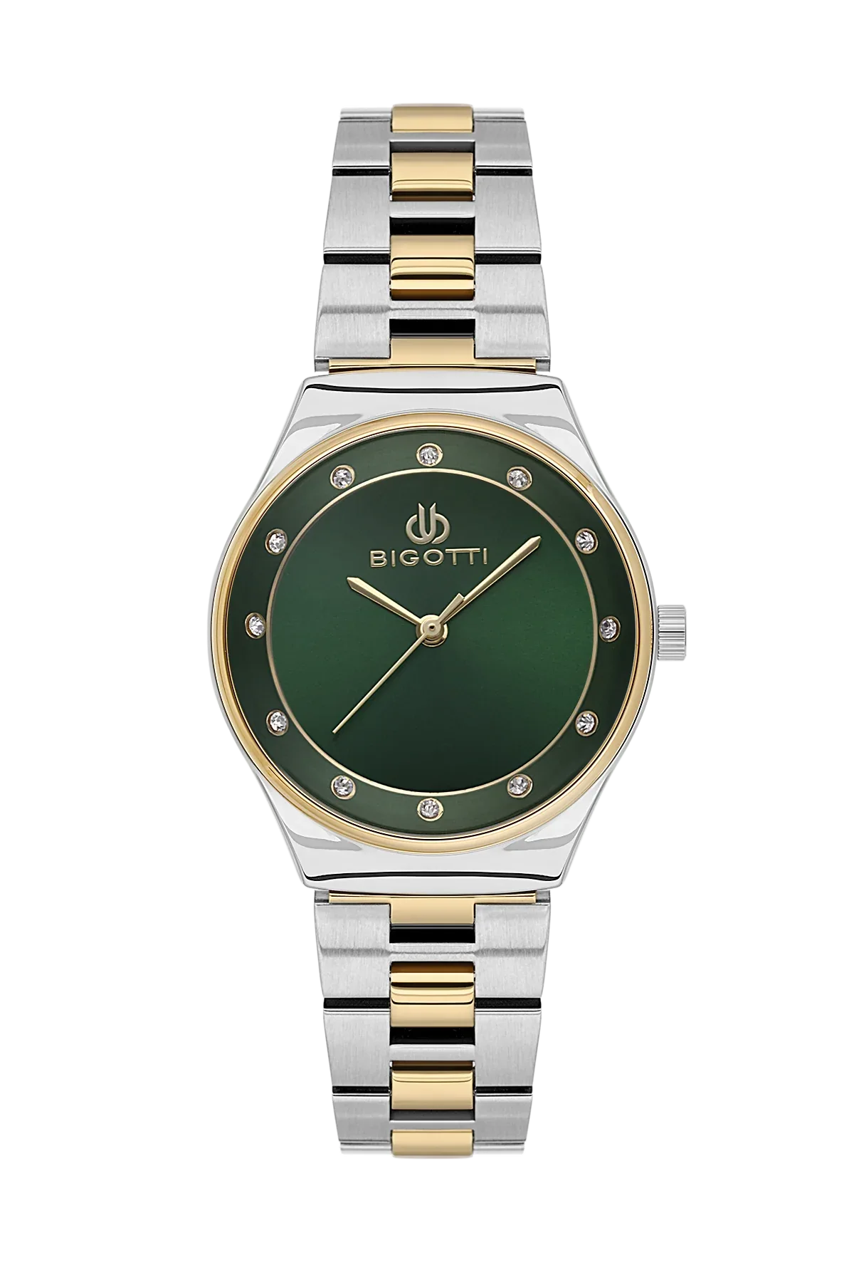 Bigotti Raffinato Silver and Gold Stainless Steel Watch for Women BG.1.10665-5 - Daniel Klein Saudi Arabia