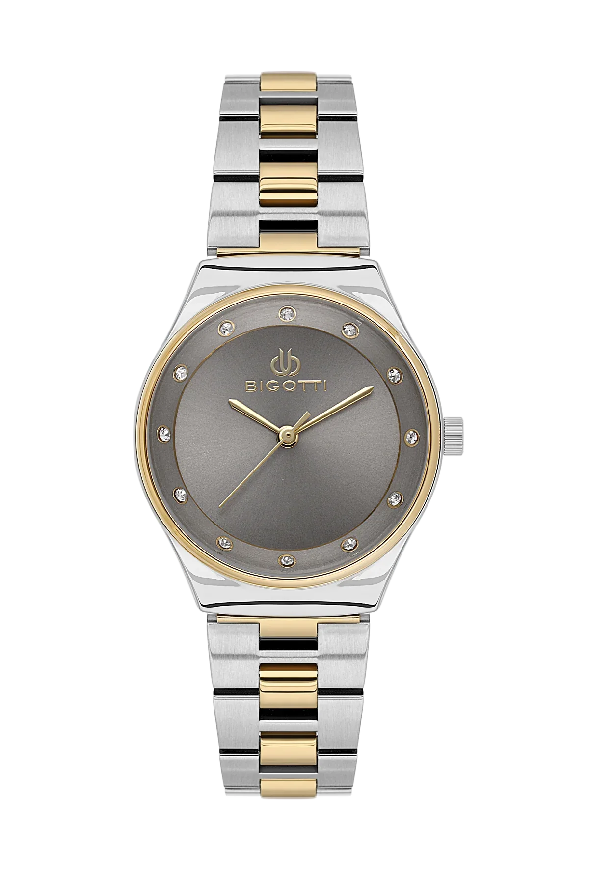 Bigotti Raffinato Silver and Gold Stainless Steel Watch for Women BG.1.10665-6 - Daniel Klein Saudi Arabia