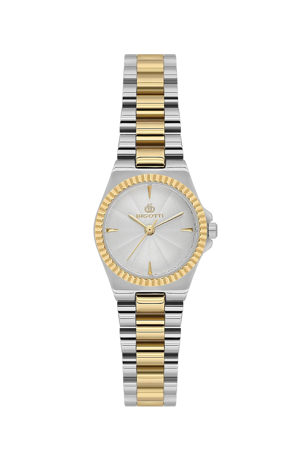 Bigotti Quotidiano Silver and Gold Stainless Steel Watch for Women BG.1.10666-5 - Daniel Klein Saudi Arabia