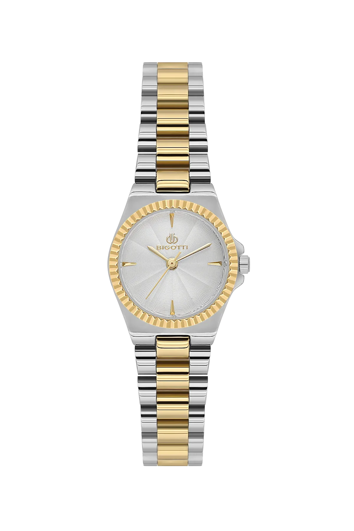 Bigotti Quotidiano Silver and Gold Stainless Steel Watch for Women BG.1.10666-5 - Daniel Klein Saudi Arabia