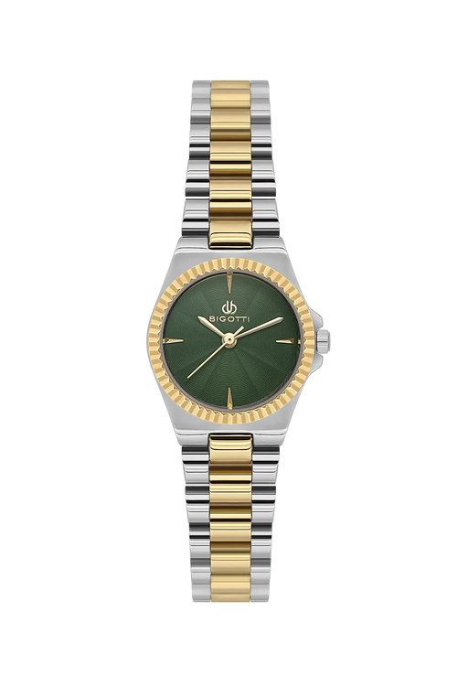 Bigotti Quotidiano Silver and Gold Stainless Steel Watch for Women BG.1.10666-6 - Daniel Klein Saudi Arabia