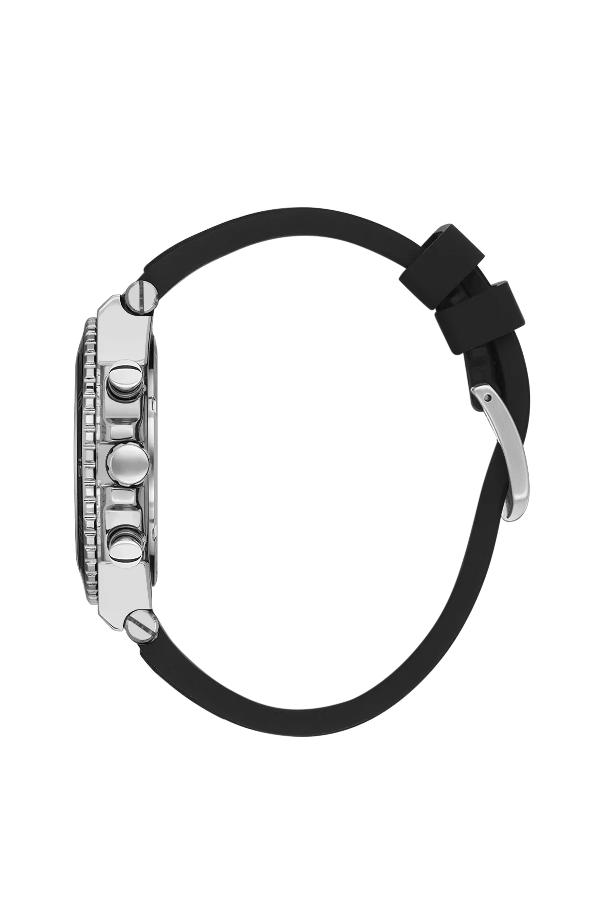 Bigotti Raffinato Black Silicone Band Watch for Men BG.1.10668-1 - Daniel Klein Saudi Arabia