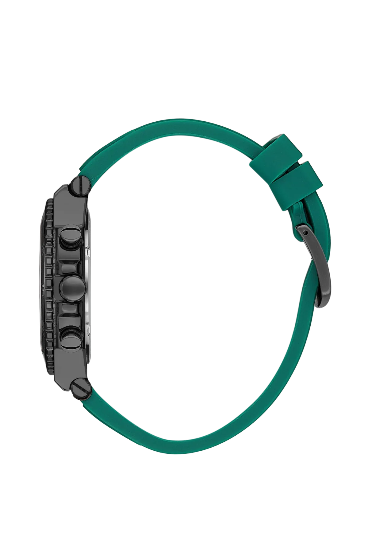 Bigotti Raffinato Dark Green Silicone Band Watch for Men BG.1.10668-3 - Daniel Klein Saudi Arabia