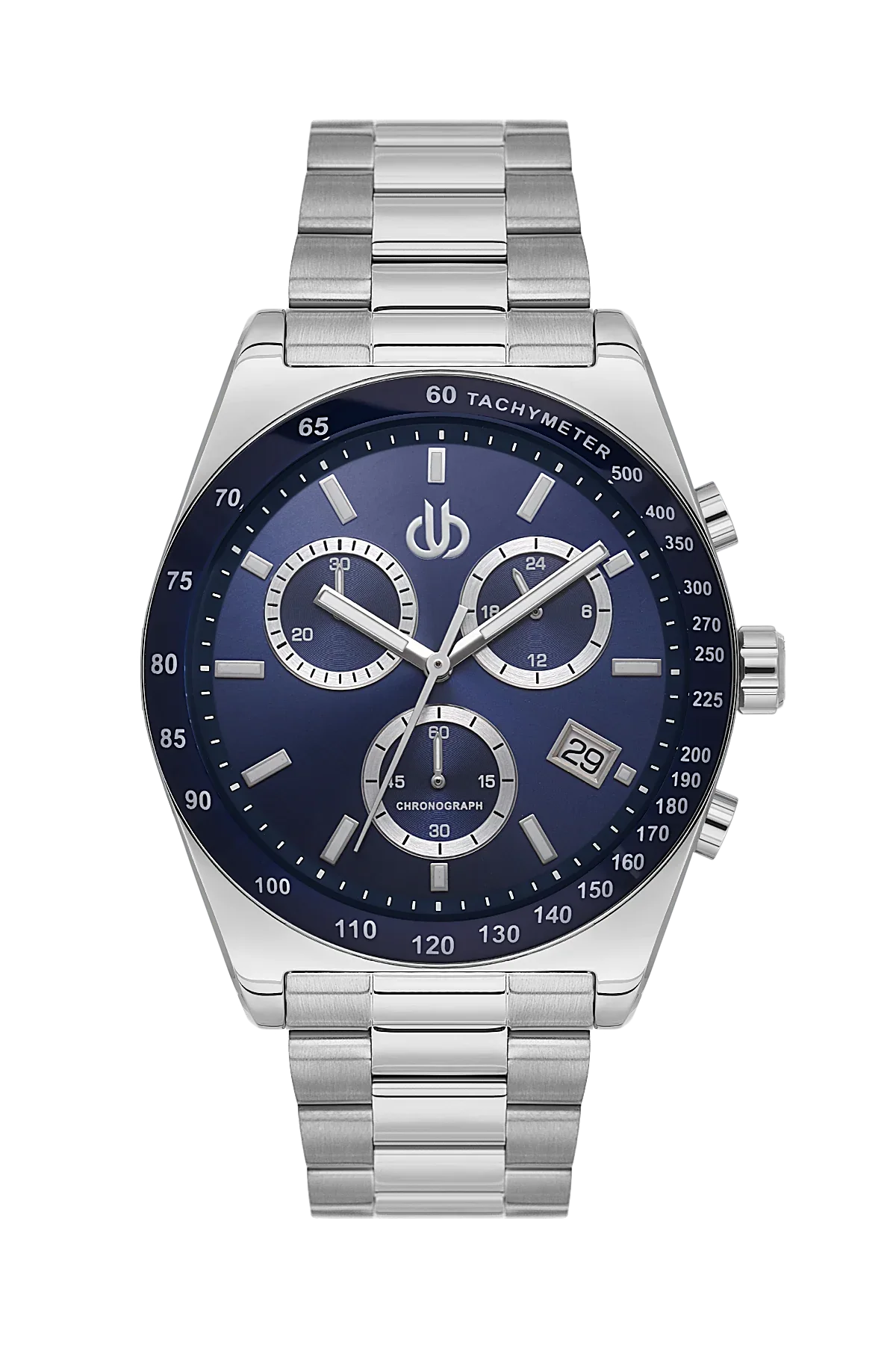 Bigotti Raffinato Silver Stainless Steel Watch for Men BG.1.10669-2 - Daniel Klein Saudi Arabia