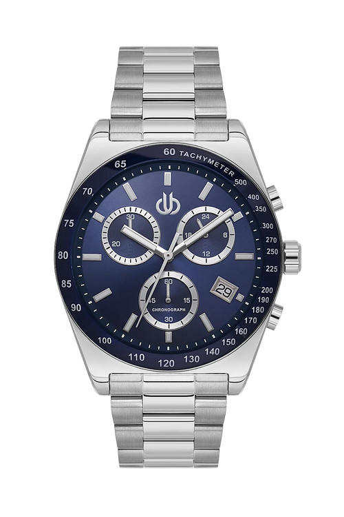 Bigotti Raffinato Silver Stainless Steel Watch for Men BG.1.10669-2 - Daniel Klein Saudi Arabia