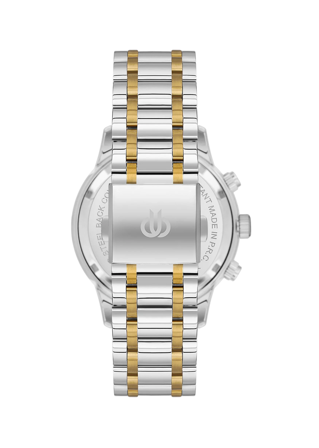 Bigotti Quotidiano Silver and Gold Stainless Steel Watch for Men BG.1.10670-4 - Daniel Klein Saudi Arabia