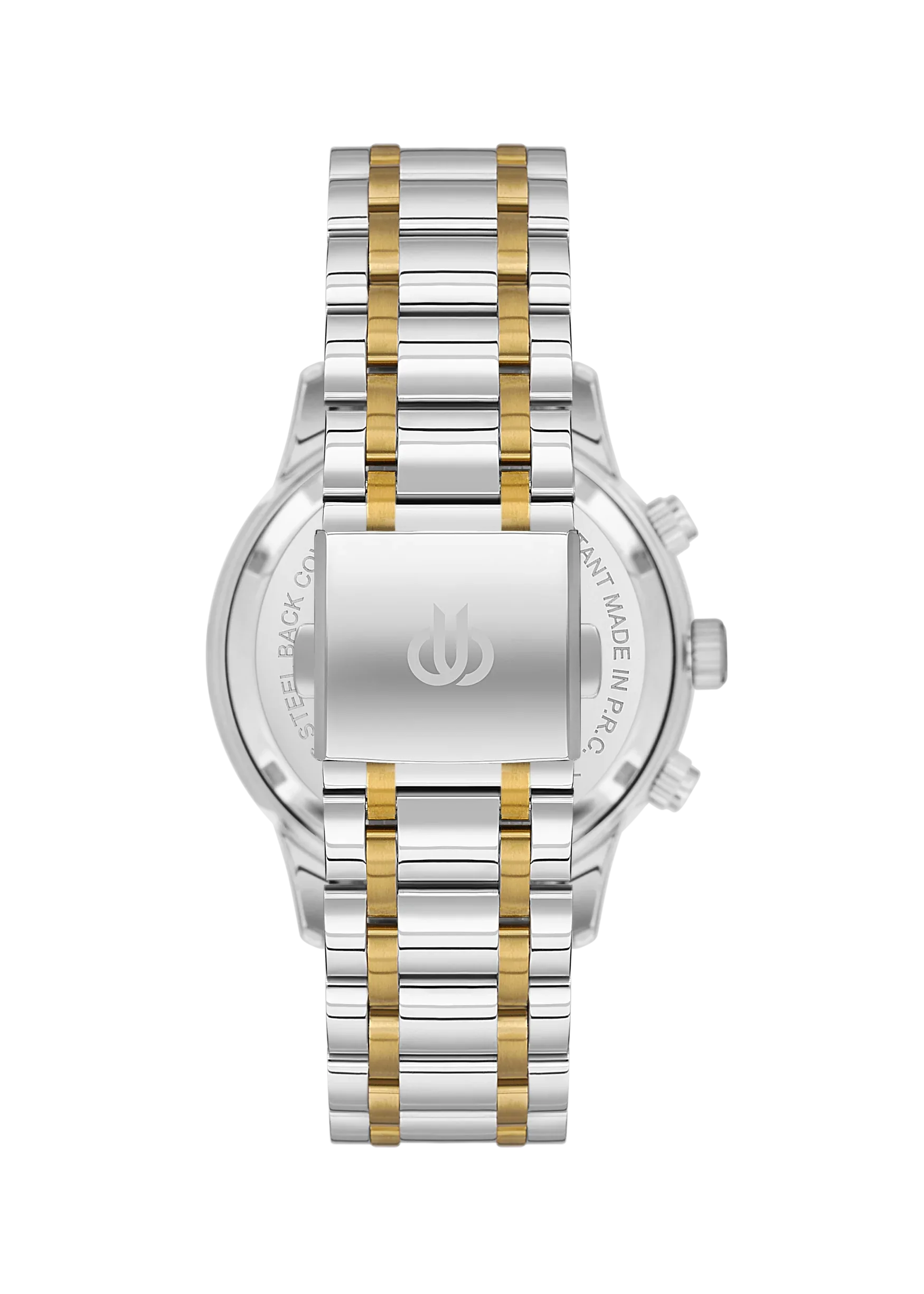 Bigotti Quotidiano Silver and Gold Stainless Steel Watch for Men BG.1.10670-4 - Daniel Klein Saudi Arabia