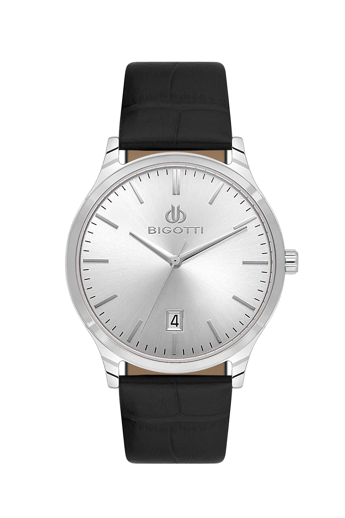 Bigotti Quotidiano Black Genuine Leather Watch for Men BG.1.10672-1 - Daniel Klein Saudi Arabia