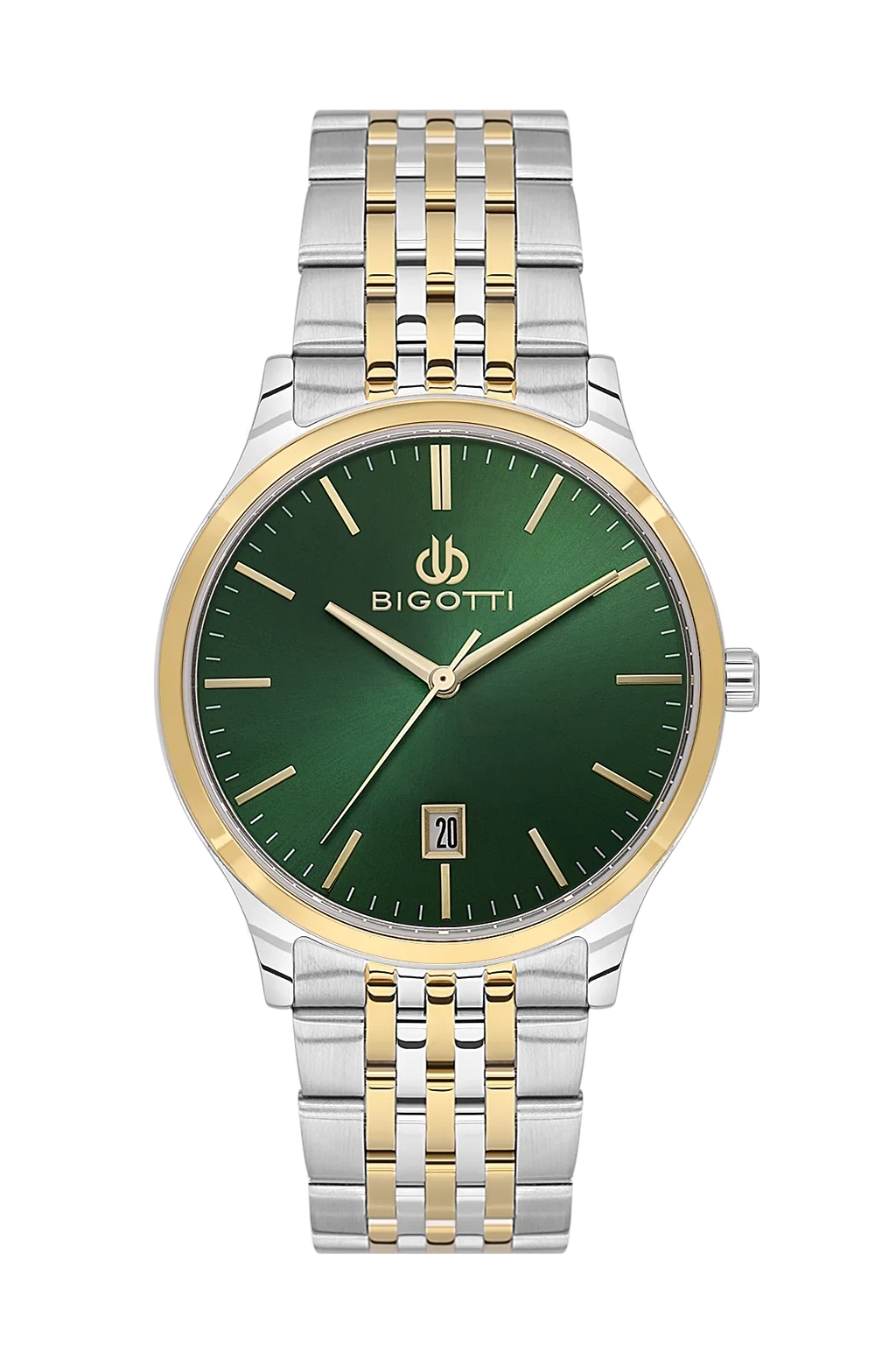 Bigotti Quotidiano Silver and Gold Stainless Steel Watch for Men BG.1.10673-4 - Daniel Klein Saudi Arabia
