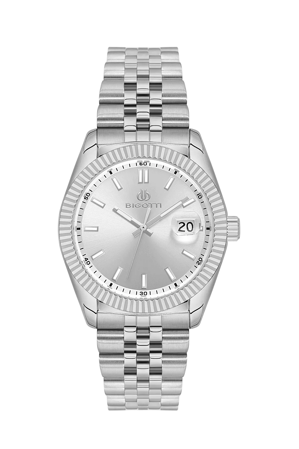 Bigotti Quotidiano Silver Stainless Steel Watch for Men BG.1.10676-1 - Daniel Klein Saudi Arabia