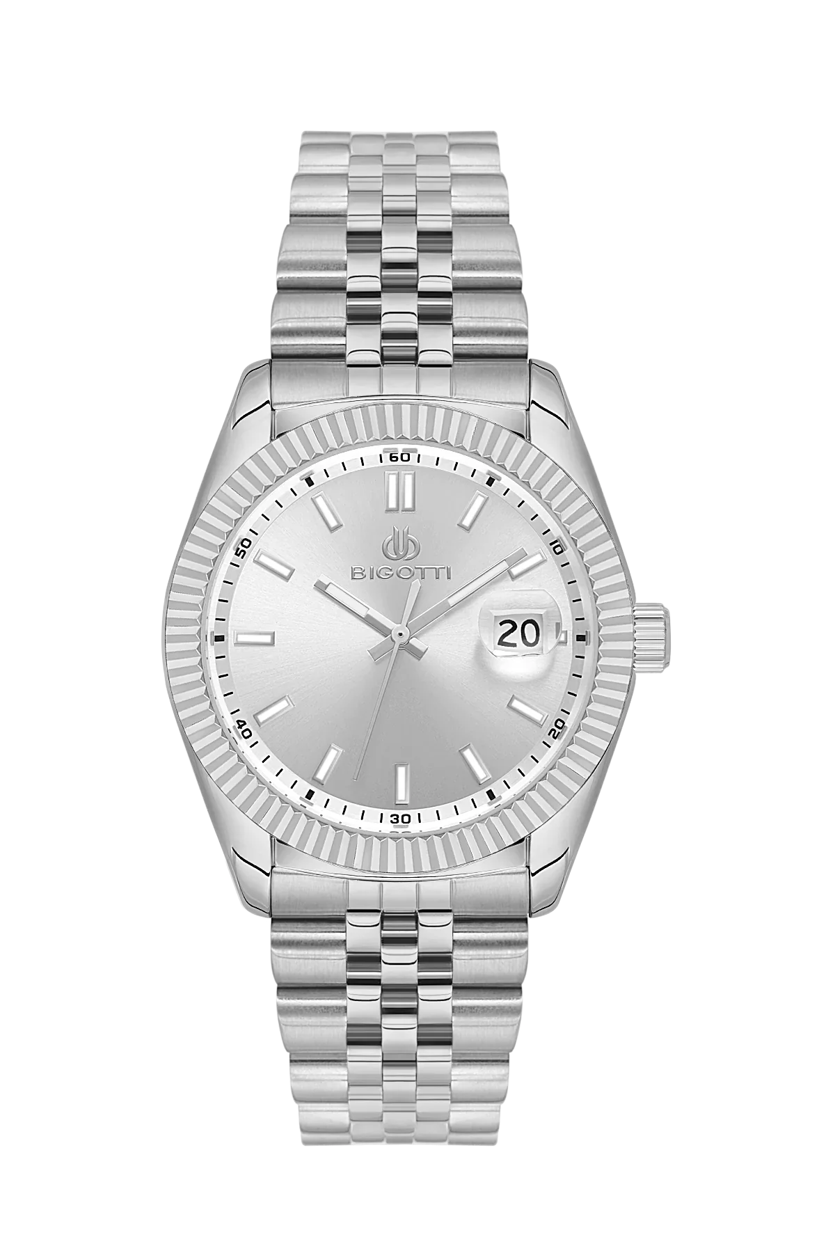 Bigotti Quotidiano Silver Stainless Steel Watch for Men BG.1.10676-1 - Daniel Klein Saudi Arabia