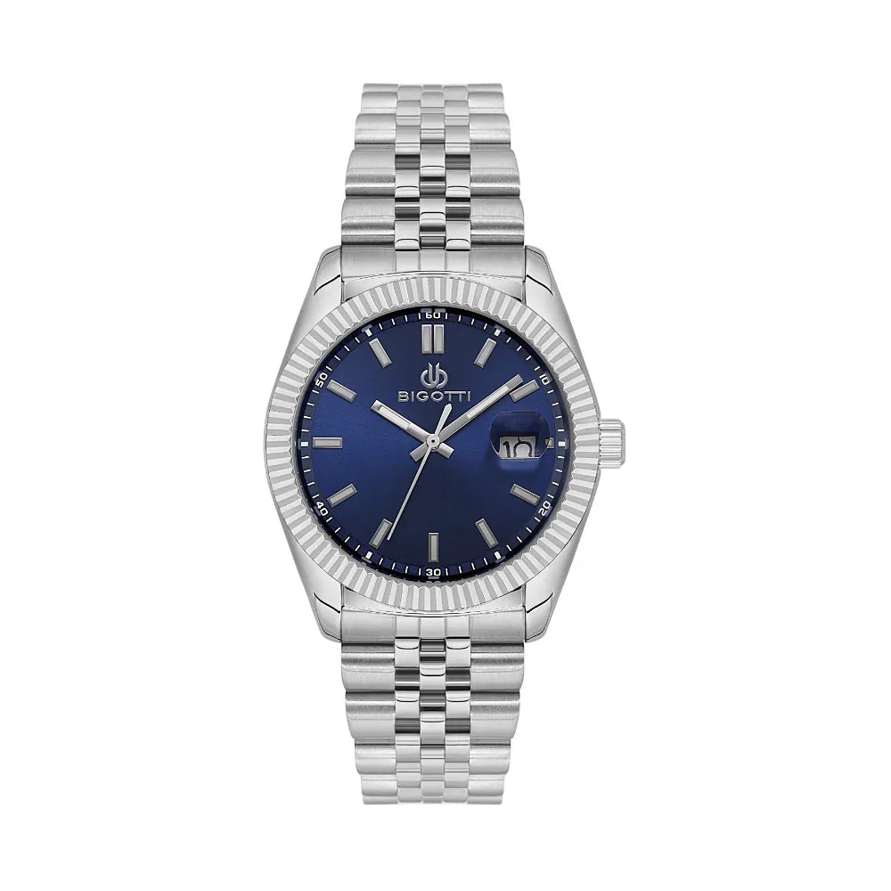 Bigotti Quotidiano Silver Stainless Steel Watch for Men BG.1.10676-3 - Daniel Klein Saudi Arabia