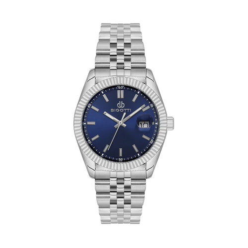 Bigotti Quotidiano Silver Stainless Steel Watch for Men BG.1.10676-3 - Daniel Klein Saudi Arabia