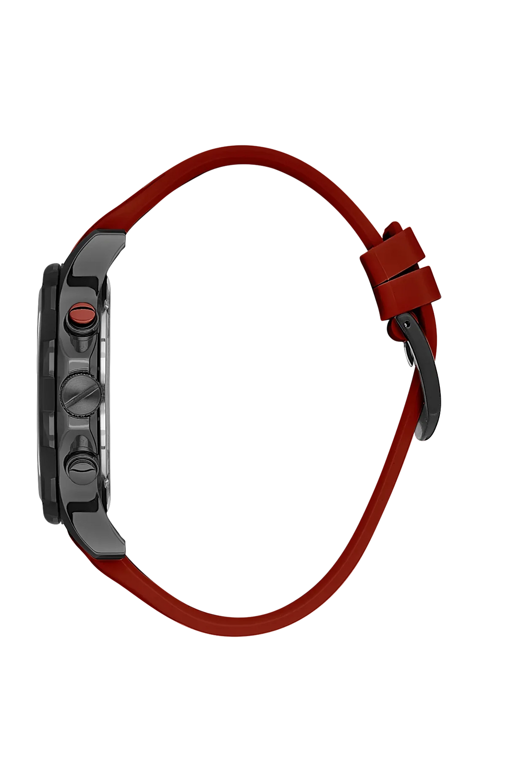 Bigotti Raffinato Dark Red Silicone Band Watch for Men BG.1.10679-5 - Daniel Klein Saudi Arabia