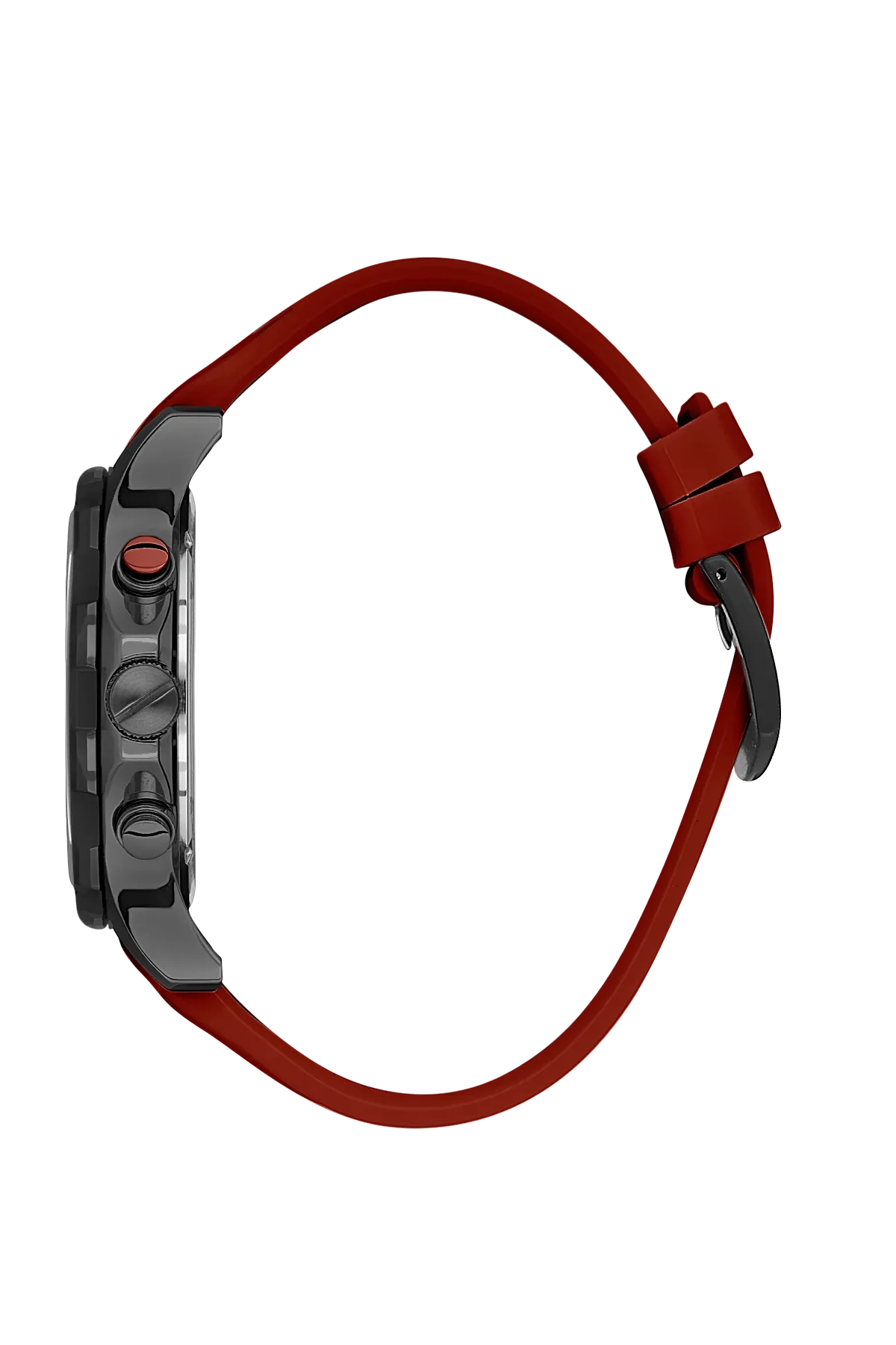 Bigotti Raffinato Dark Red Silicone Band Watch for Men BG.1.10679-5 - Daniel Klein Saudi Arabia