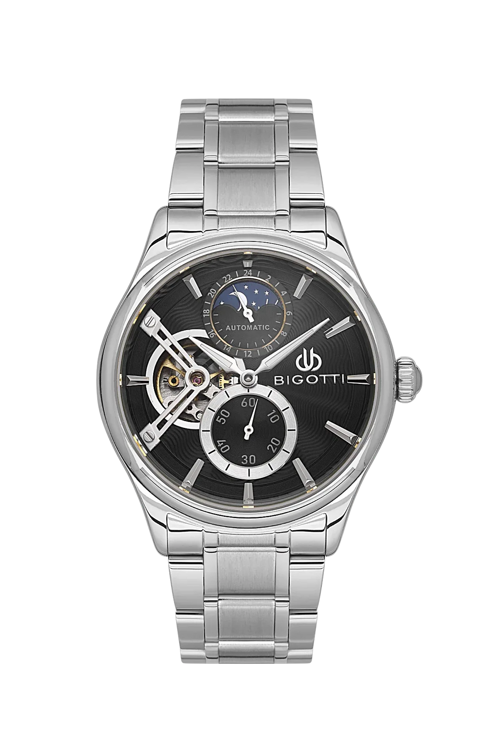 Bigotti Raffinato Silver Stainless Steel Watch for Men BG.1.10683-2 - Daniel Klein Saudi Arabia