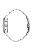 Bigotti Raffinato Silver and Rose Gold Stainless Steel Watch for Men BG.1.10683-5