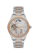 Bigotti Raffinato Silver and Rose Gold Stainless Steel Watch for Men BG.1.10683-5