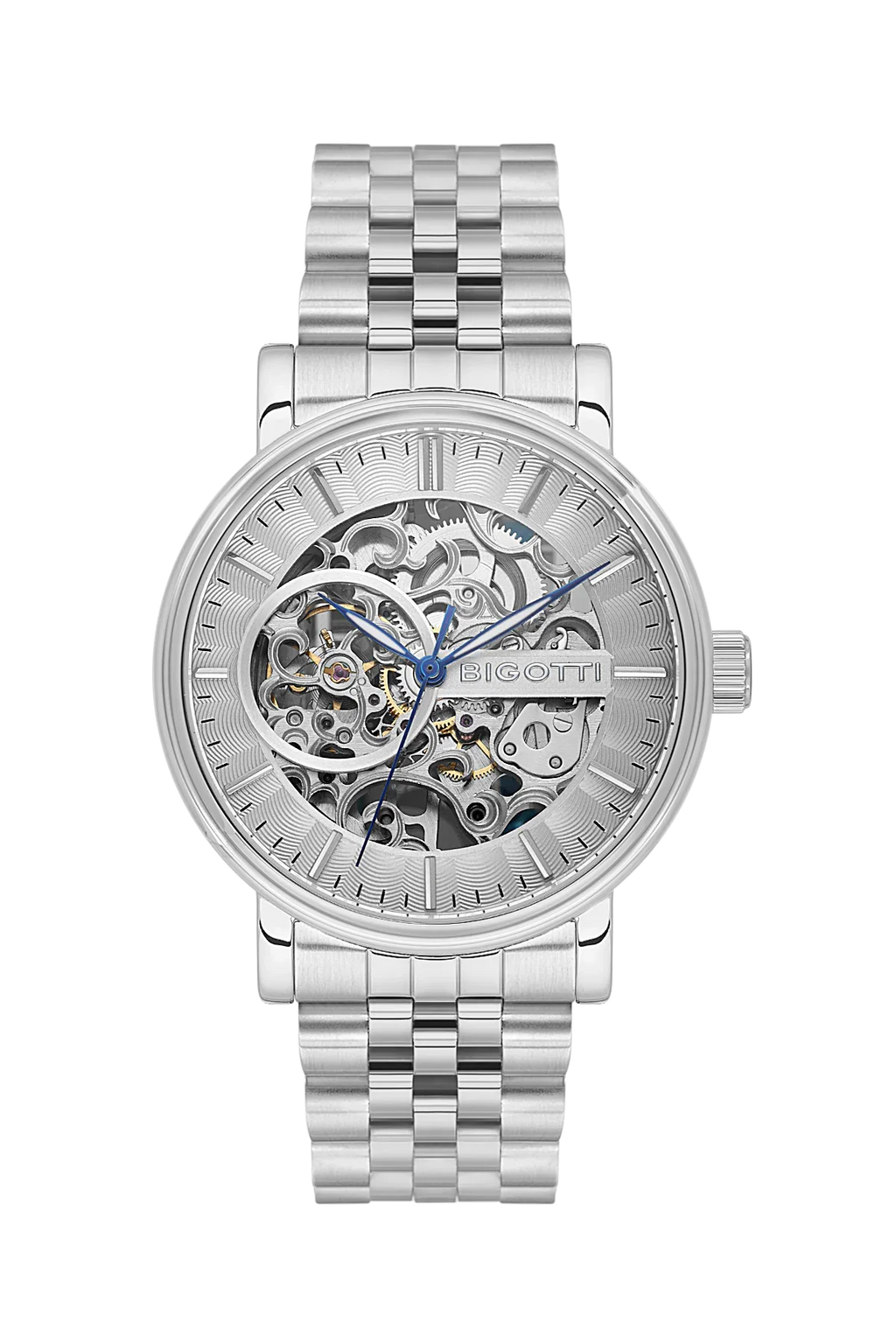 Bigotti Raffinato Silver Stainless Steel Watch for Men BG.1.10684-1 - Daniel Klein Saudi Arabia