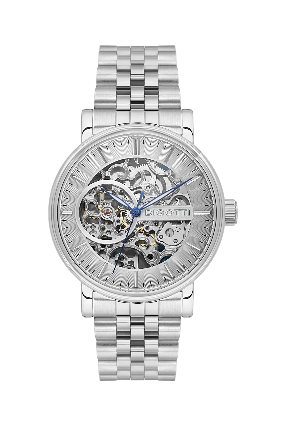 Bigotti Raffinato Silver Stainless Steel Watch for Men BG.1.10684-1 - Daniel Klein Saudi Arabia