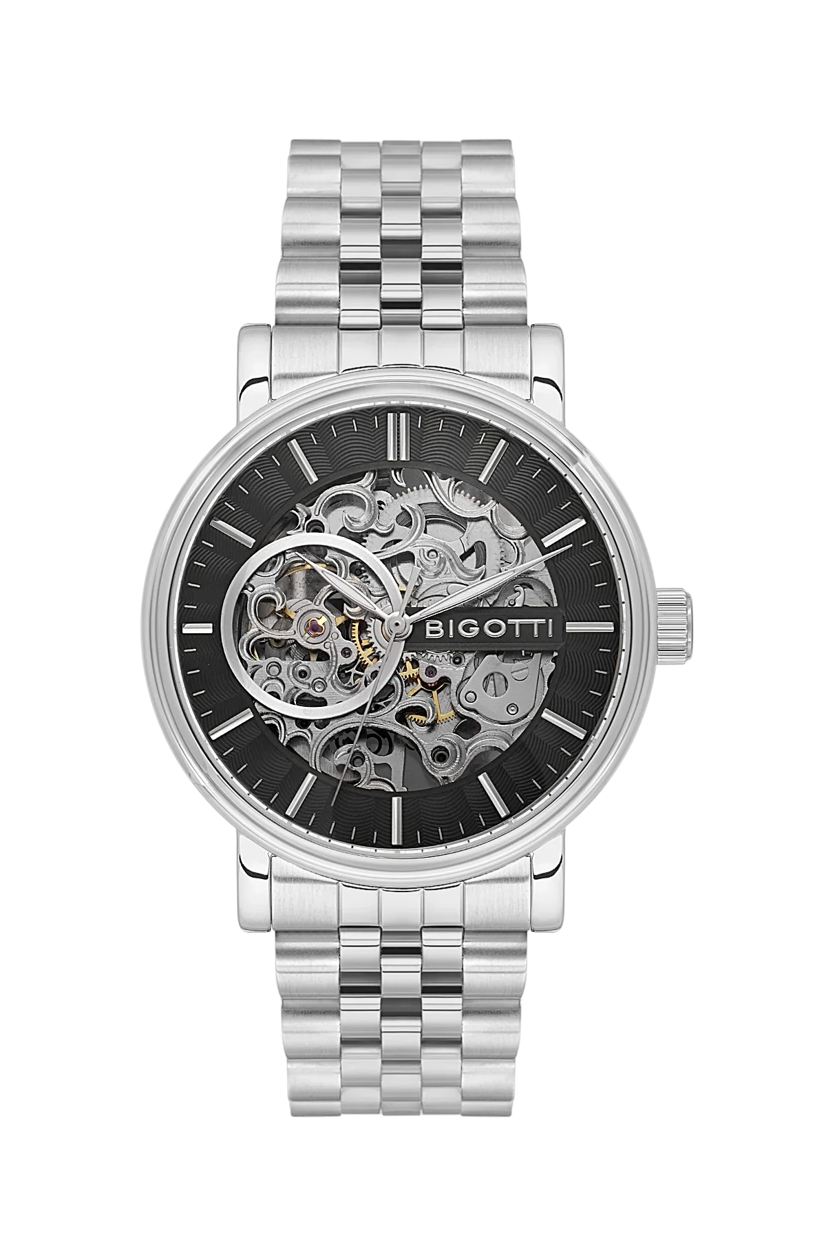 Bigotti Raffinato Silver Stainless Steel Watch for Men BG.1.10684-2 - Daniel Klein Saudi Arabia