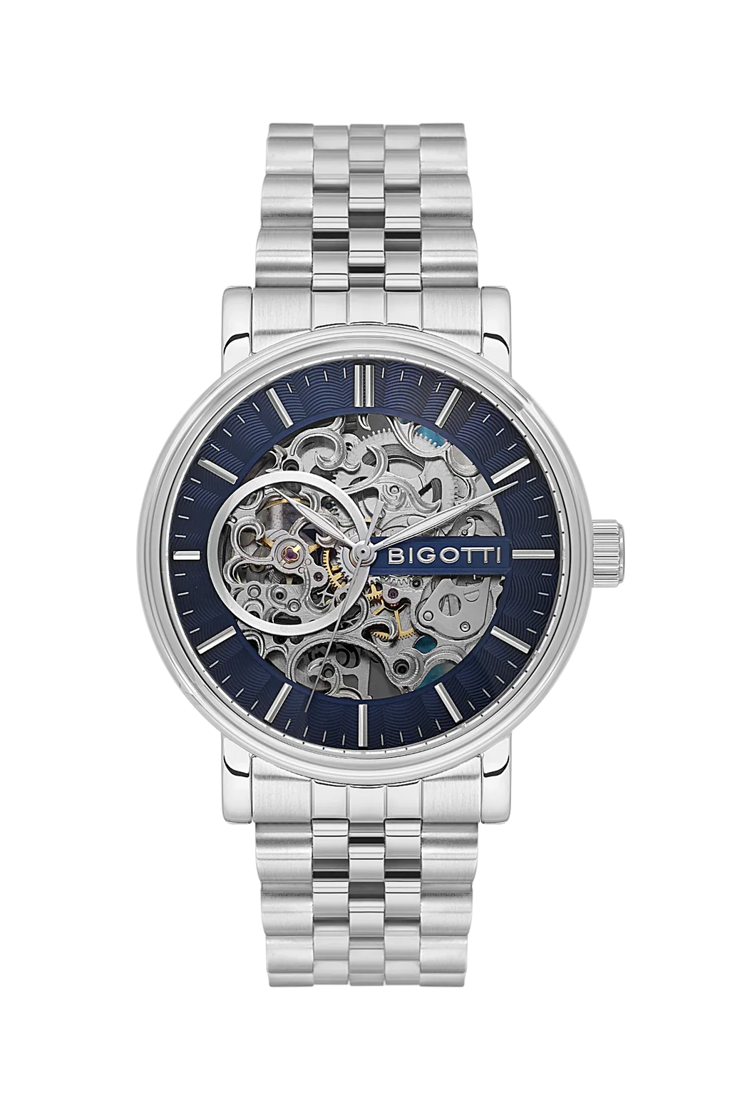 Bigotti Raffinato Silver Stainless Steel Watch for Men BG.1.10684-3 - Daniel Klein Saudi Arabia