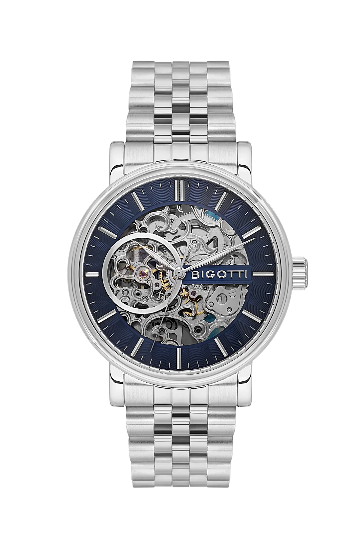Bigotti Raffinato Silver Stainless Steel Watch for Men BG.1.10684-3 - Daniel Klein Saudi Arabia