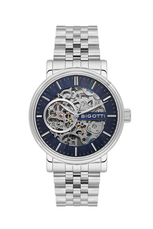 Bigotti Raffinato Silver Stainless Steel Watch for Men BG.1.10684-3 - Daniel Klein Saudi Arabia