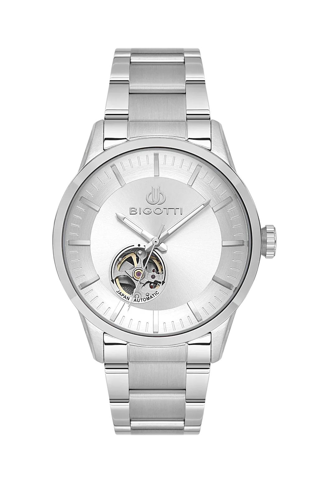 Bigotti Raffinato Silver Stainless Steel Watch for Men BG.1.10685-1 - Daniel Klein Saudi Arabia