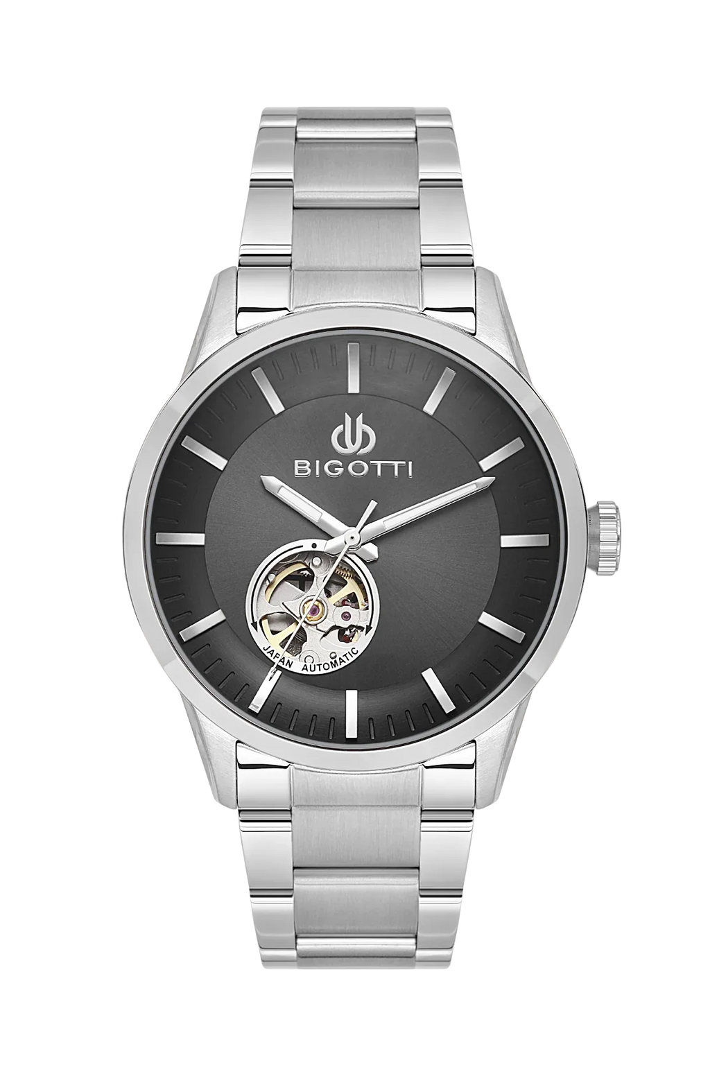 Bigotti Raffinato Silver Stainless Steel Watch for Men BG.1.10685-2 - Daniel Klein Saudi Arabia