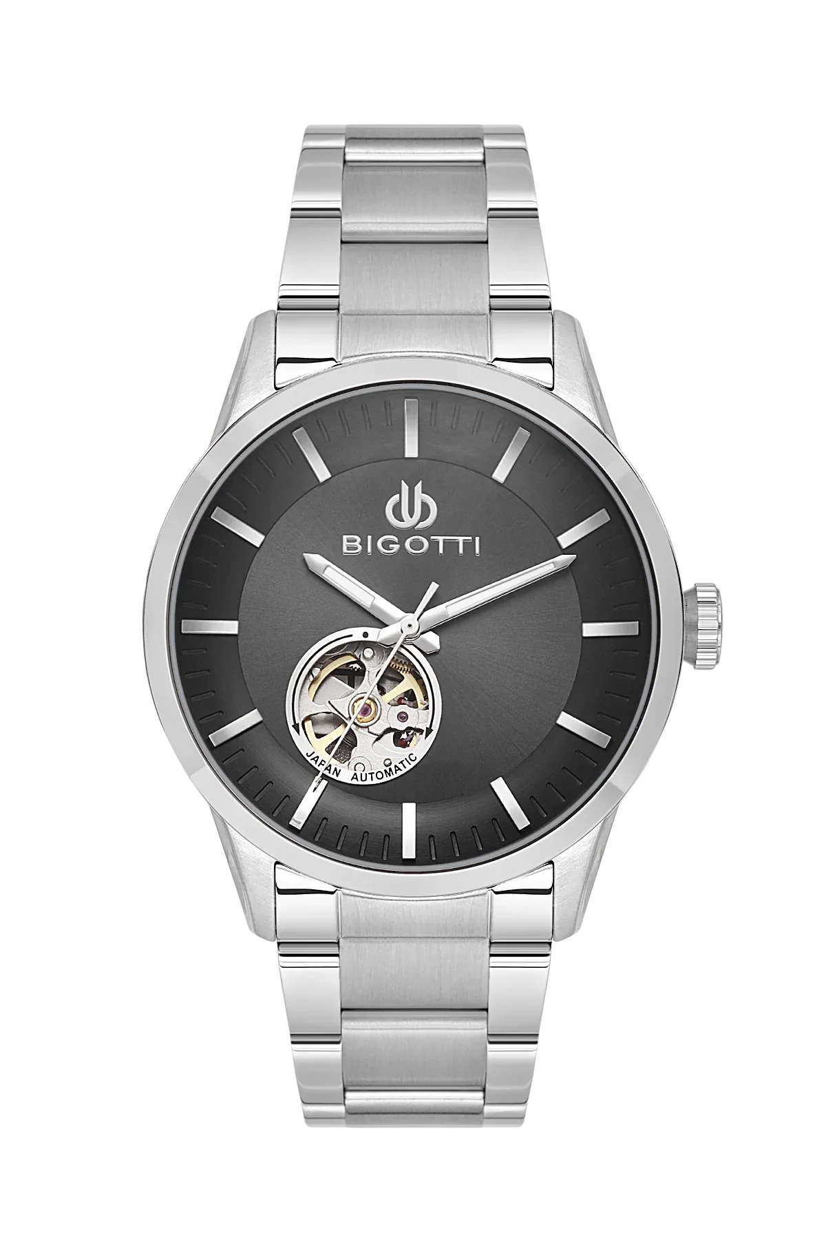Bigotti Raffinato Silver Stainless Steel Watch for Men BG.1.10685-2 - Daniel Klein Saudi Arabia