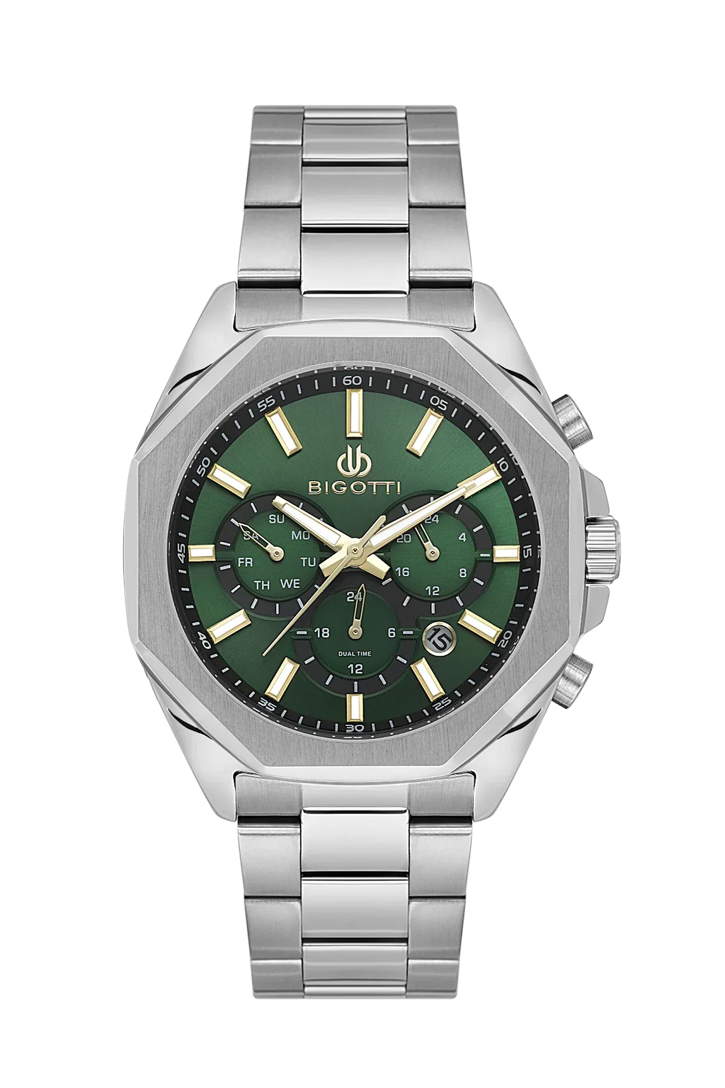 Bigotti Raffinato Silver Stainless Steel Watch for Men BG.1.10687-4 - Daniel Klein Saudi Arabia