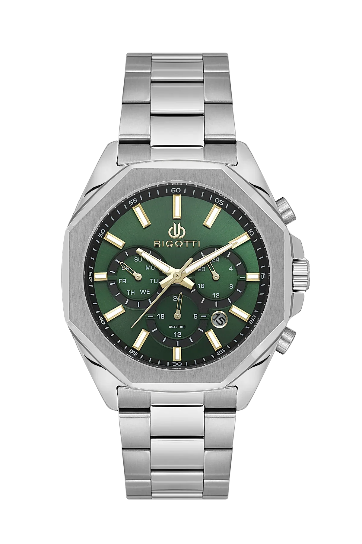 Bigotti Raffinato Silver Stainless Steel Watch for Men BG.1.10687-4 - Daniel Klein Saudi Arabia