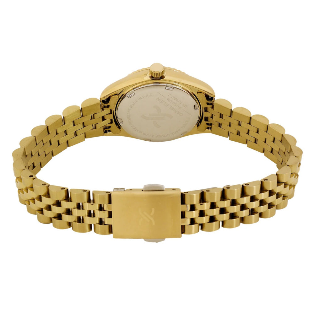 Daniel Klein Premium Gold Stainless Steel Watch for Women DK.1.14097-2