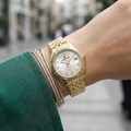 Daniel Klein Premium Gold Stainless Steel Watch for Women DK.1.14097-2