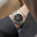 Daniel Klein Premium Silver Stainless Steel Watch for Women DK.1.14100-2