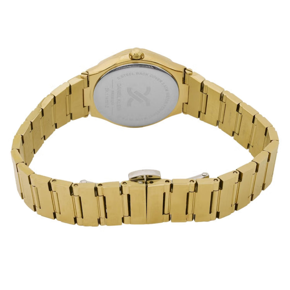 Daniel Klein Premium Gold Stainless Steel Watch for Women DK.1.14101-2